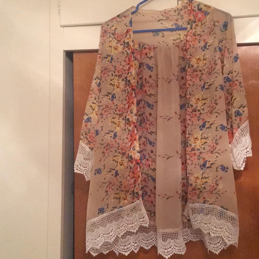 Floral kimono
